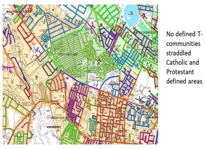 Examples of T-Communities in North Belfast